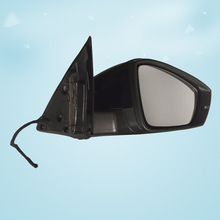 黑色外壳反光镜 适用大众新朗逸倒车平面镜汽车辅助倒车镜