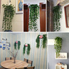 Simulation wall -mounted mountain tiger Changchun vine strip window decoration hanging orchid green plant fake flower decoration manufacturers wholesale