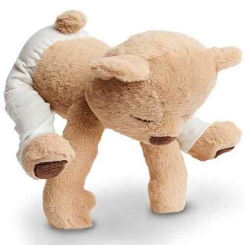 Cute ins yoga bear doll plush toy doll teddy bear creative variety of shapes brown jointed bear