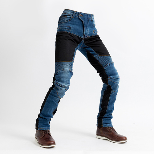 PK-719 Motorcycle Riding Denim Summer Breathable Riding Pants Elastic Slim Fit Race
