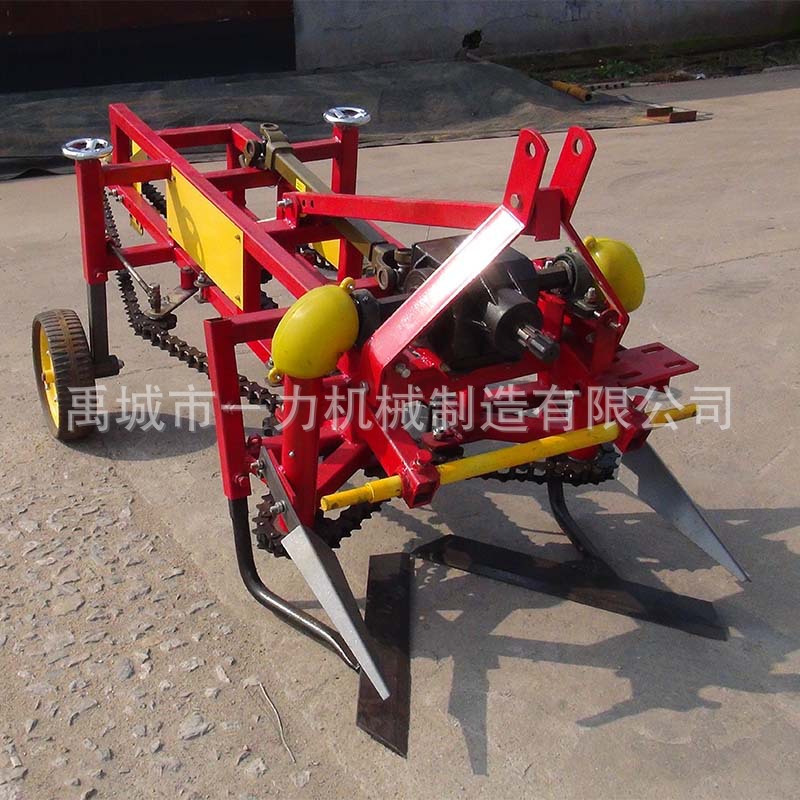 花生收获机厂家 四轮拖拉机带的多功能收获机