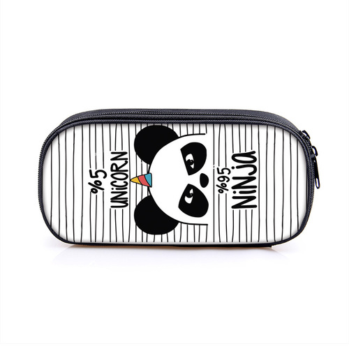  New Cute Panda Lead Bag Korean Style Children's Study Supplies Oxford Cloth Pen Case for Drop Shipping