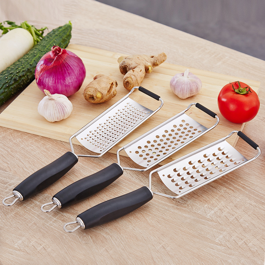 Rallador de queso rallador de queso Acero inoxidable Rallador de chocolate rallador de limón rallador de frutas raspador de chips restaurante suministros de restaurante