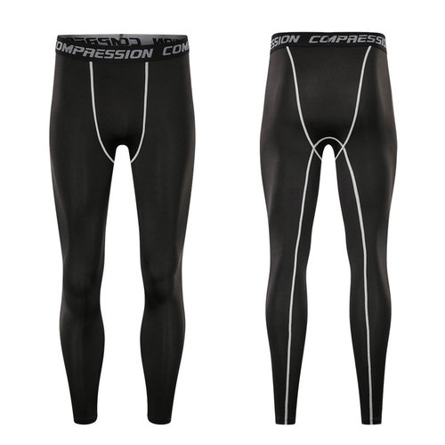 New Compression Men's Leggings Outdoor Cycling Moisture-Wicking Pants Men Sports Tight Pants Men Fitness Pants