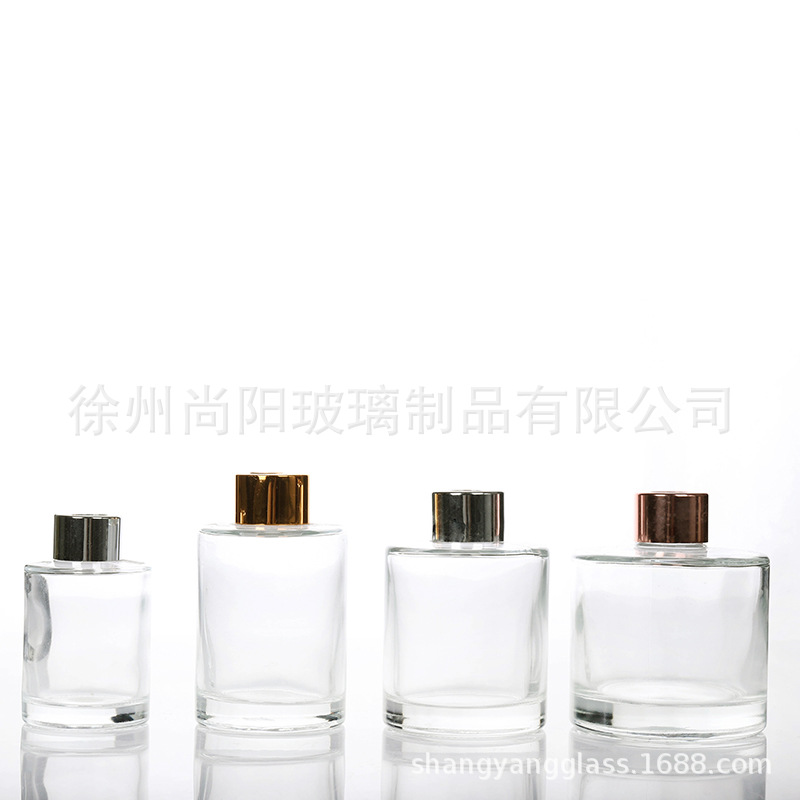 玻璃瓶香薰瓶厕所除臭精油熏香房间香水瓶螺口圆柱瓶家居香氛