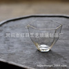 Japanese -style hand -made high -borosilic heat -resistant glass six sides to obtain a fair cup evenly cup of Gongfu tea ceremony with tea sea