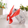 Creative European -style diamond hollow candy box handmade bow transparent candy box new plastic sugar box