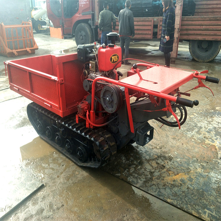 厂家1吨手扶履带运输车 山地爬山虎果园建材搬运履带运输车