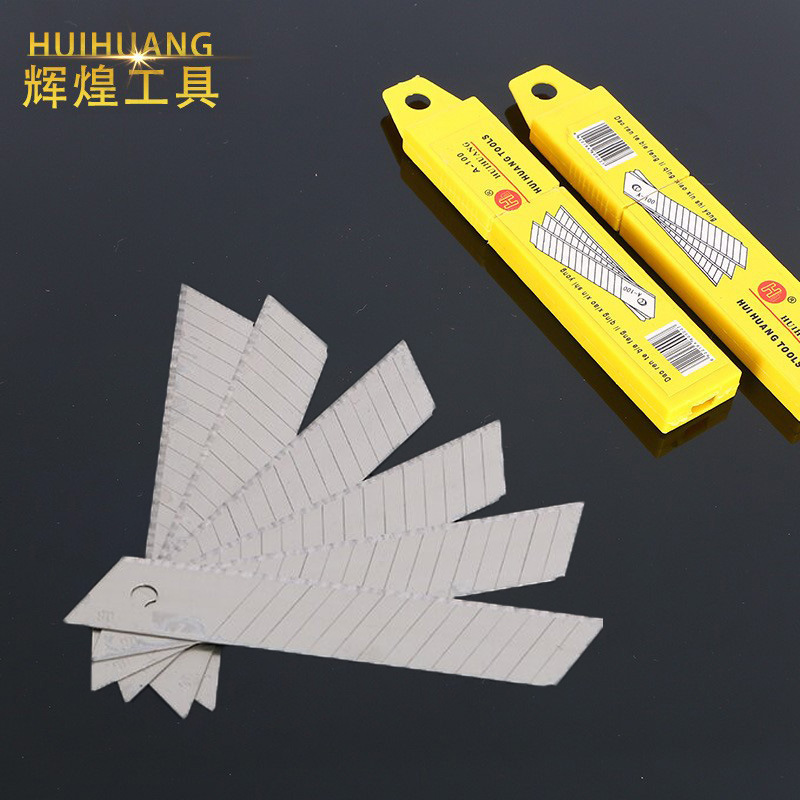 Factory wholesale sharp durable art blade 18mm wallpaper blade SK5 black blade high carbon steel factory in stock