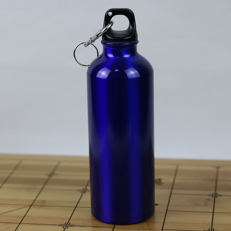 Botella de agua deportiva de aluminio, botella de agua para ciclismo al aire libre, taza de aluminio para regalo, taza publicitaria con diseño coreano de dibujos animados, botella infantil personalizable