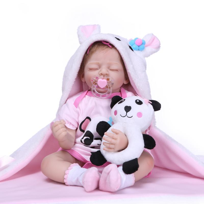 Nueva cara simulación bebé de goma suave bebé Lindo juego Casa de juguete regalo creativo muñeca realista