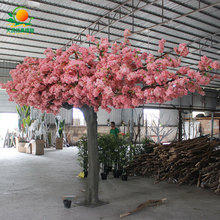 天昆仿真樱花树室内婚庆装饰植物绢布假花厂家直销人造花树