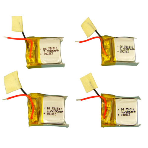 3.7V lithium battery 100mAH Chengxing CX-10 remote control quadcopter UFO accessories 20C 751517