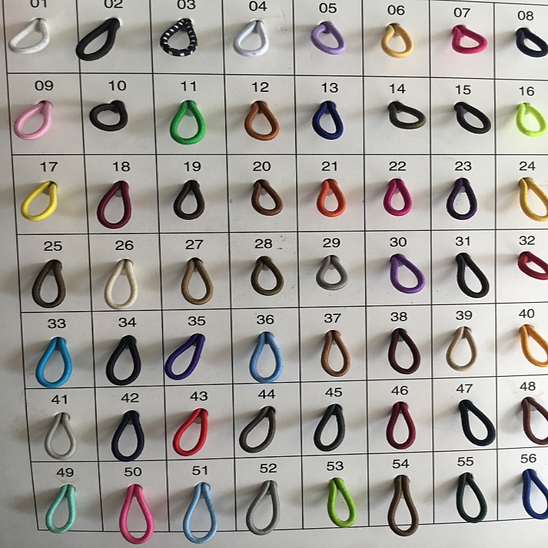 Fabricante en stock al por mayor cuerda elástica de trampolín 0,8mm-20mm cuerda elástica de látex banda elástica redonda banda elástica