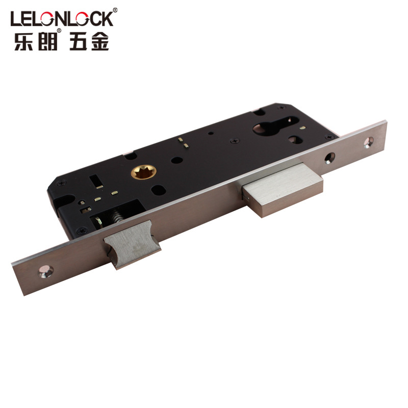 Suministro directo de fábrica de acero inoxidable antirrobo puerta cerradura 4585 cerradura cuerpo interior puerta accesorios puerta incombustible puerta cerradura cuerpo