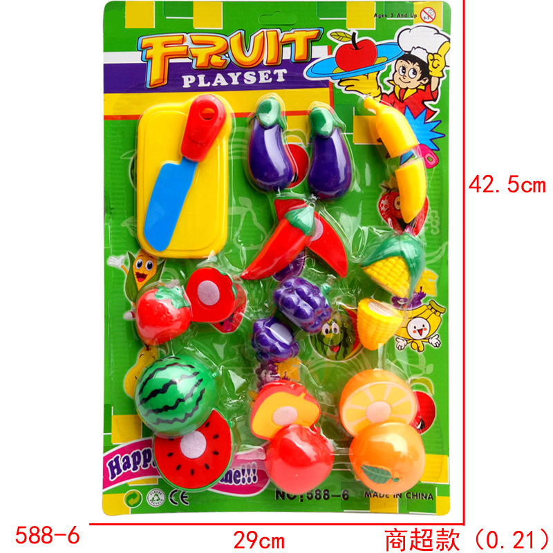Cubiertos, tabla de cortar de plástico para frutas, juguete de simulación para mascotas, juego de imitación de cocina, juguete educativo para niños