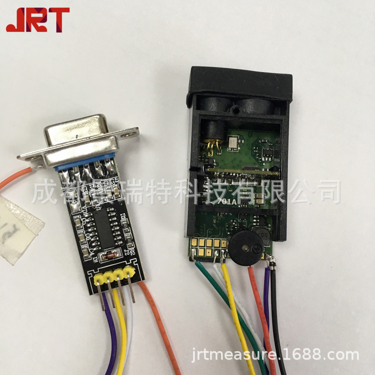 距离传感器40m激光测距传感器车rs232激光距离感应器激光测距机