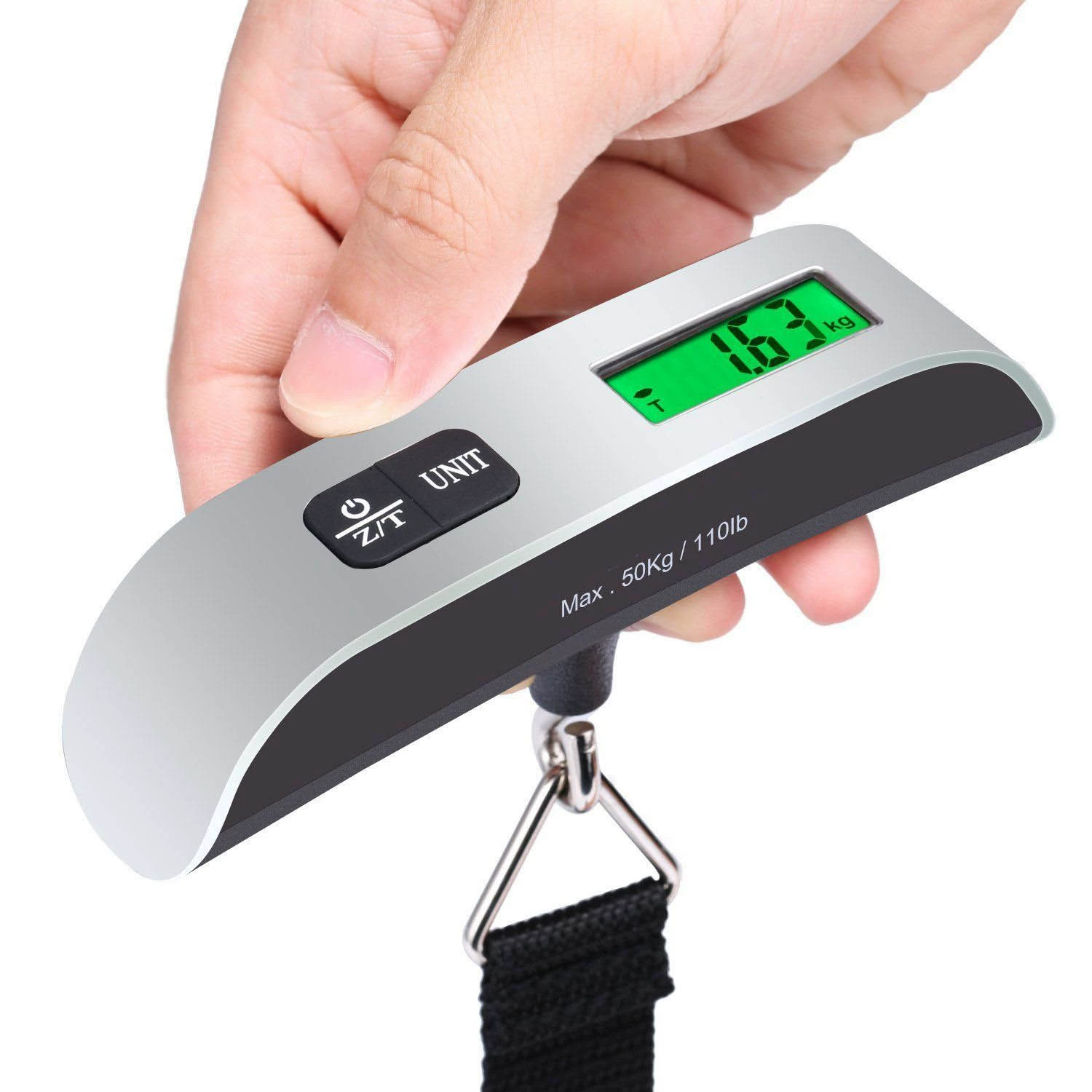 [Переносные компактные электронные весы оптовые высокоточные весы багажа 50 кг ручные подвесные весы