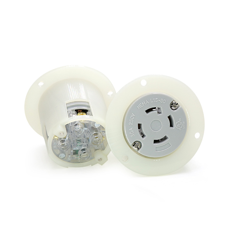 BL1520FO美式家电插座 UL/CUL认证  进口尼龙材料 耐摔防爆防松弛