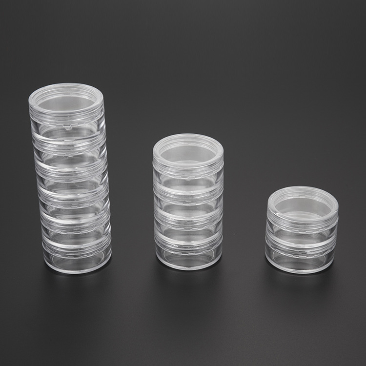 10克多层圆形膏霜多层分装盒 饰品盒收纳盒分装膏霜瓶