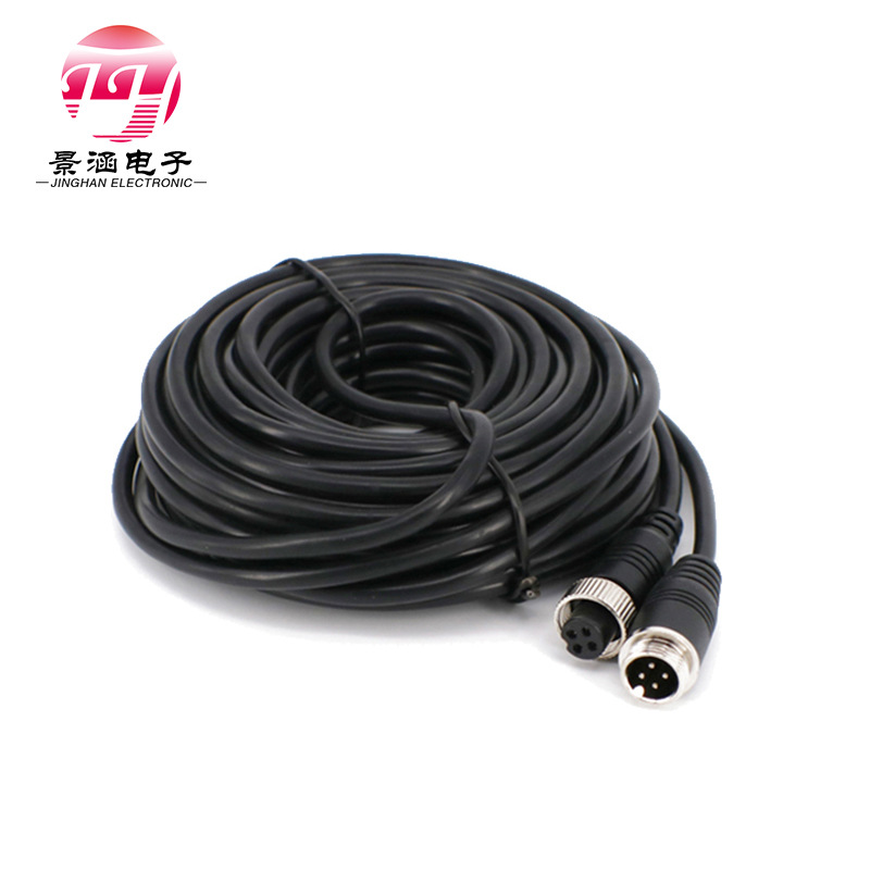 1-20米4芯航空线 车载视频连接线航空头延长线航空插头线厂家直