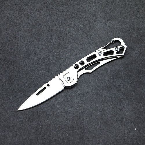 Outdoor foldable small knife, stainless steel fruit knife, EDC keychain pocket knife, multi-functional pocket knife