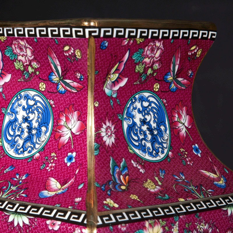 Антикварная тракционная золотая эмалевая pattern pattern, цветок сифанг, птичья бутылка керамическая декоративная подвеска для гостиной