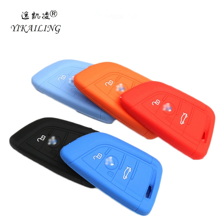 Автомобильный силиконовый чехол для ключей подходит для ключа BMW Новый BMW X5 15 Новый X6 специальный ключ BMW