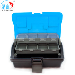 獵高 歐式庫釣路亞工具箱手提摺疊多功能釣魚工具箱路亞多層 跨境