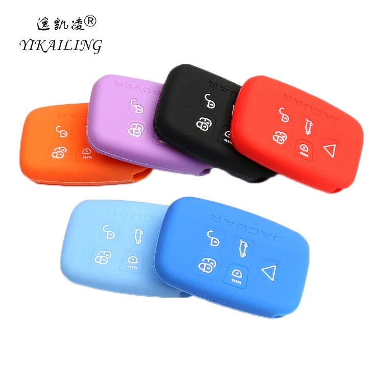 Автомобильный силиконовый чехол для ключей, подходящий для нового Специального автомобильного силиконового чехла для ключей Jaguar XF/XJ/XK в наличии оптом
