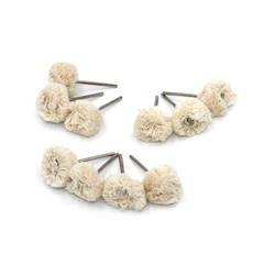 批發除塵帶柄毛線輪 帶柄羊毛輪拋光輪 迷你刷電磨配用廠家直供