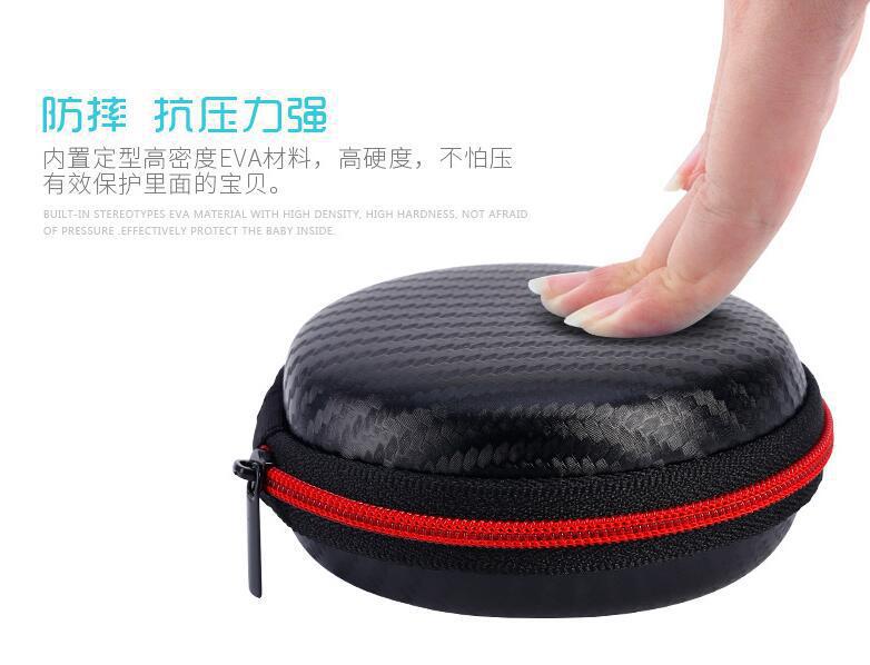 厂家直销eva便携耳机包数据线pu收纳包蓝牙耳机电子产品收纳神器