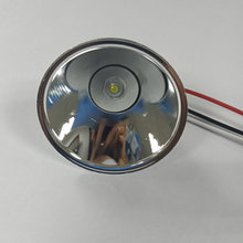 廠家直供40mm手電筒反光杯頭燈礦燈鋁合金反光杯燈音箱LED聚光杯