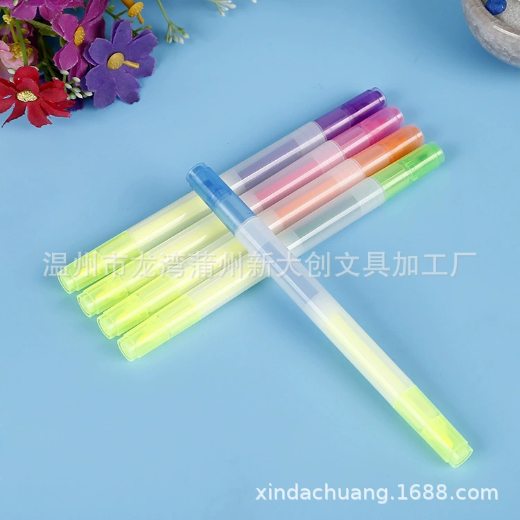 Маркеры для рисования двусторонние, двухцветные и однотонные, акварельные, маркеры-хайлайтеры, экологически чистые, нетоксичные, с логотипом.