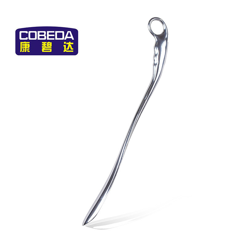 Precio de fábrica, calzador de aluminio sólido de alta gama, elevador de zapatos largo sin necesidad de doblarse, duradero y difícil de romper, al por mayor.