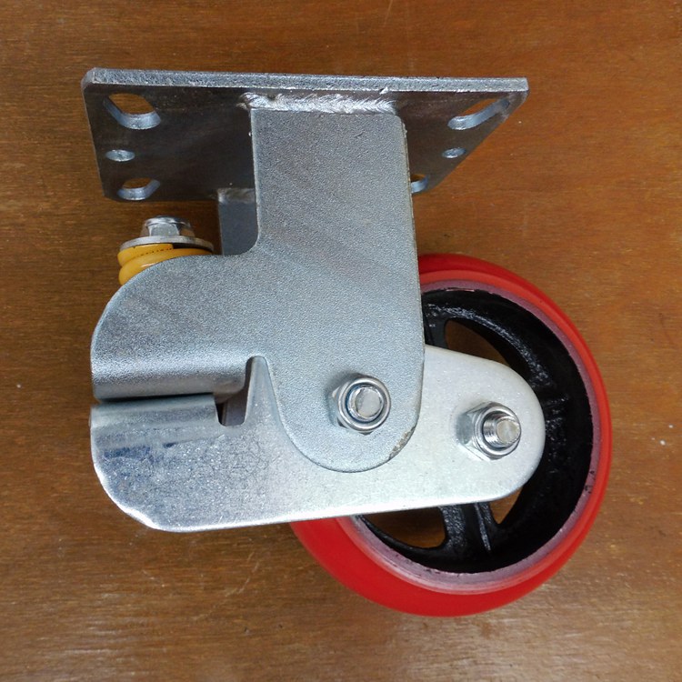 减震轮 6寸8寸工业减震轮 韩式PVC减震轮 立簧定向减震轮