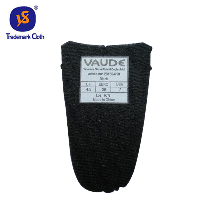 TPU鞋舌标厂家热销 热压条码标 高档TPU热转印鞋舌标