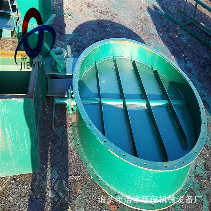 耐磨尘气蝶阀手动涡轮手动手柄通风风管风阀冷风阀风机花瓣式蝶阀