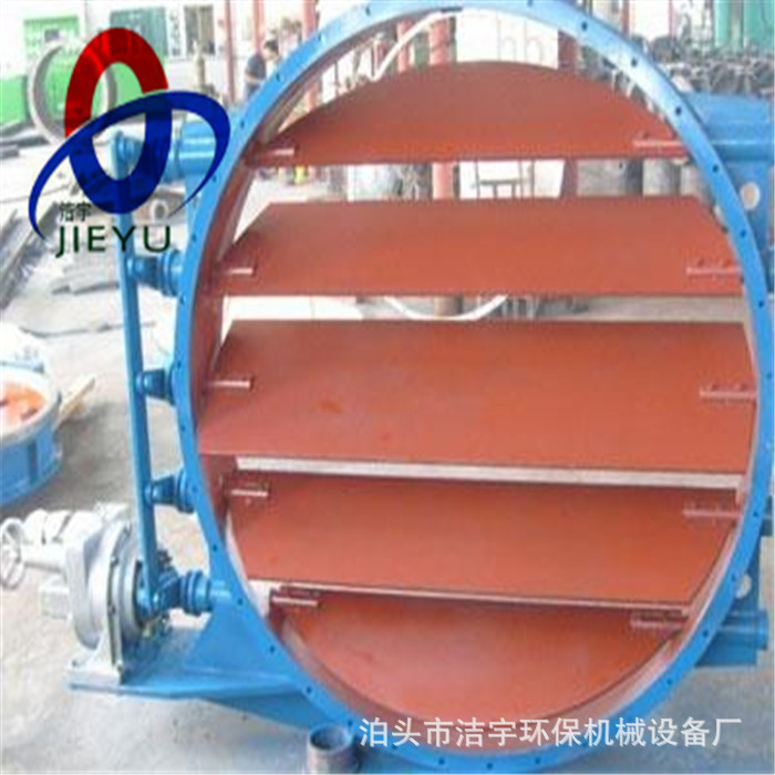 手动通风蝶阀DN900手柄式调节阀多叶调节阀不锈钢蝶阀冷风阀厂家