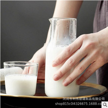 日式耐热玻璃杯一人饮茶壶冰冻小号凉水壶创意牛奶杯简约果汁杯