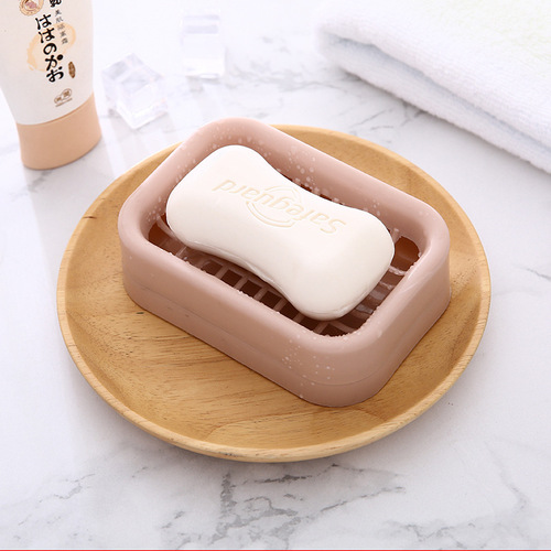 New creative bathroom double-layer drain soap dish soap bathroom fashion handmade soap holder soap box soap holder