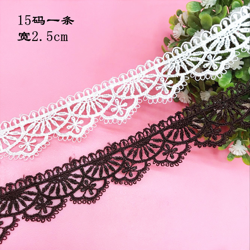 水溶花边 蕾丝花边刺绣 服装辅料布料 DIY颈链手链辅料  现货批发
