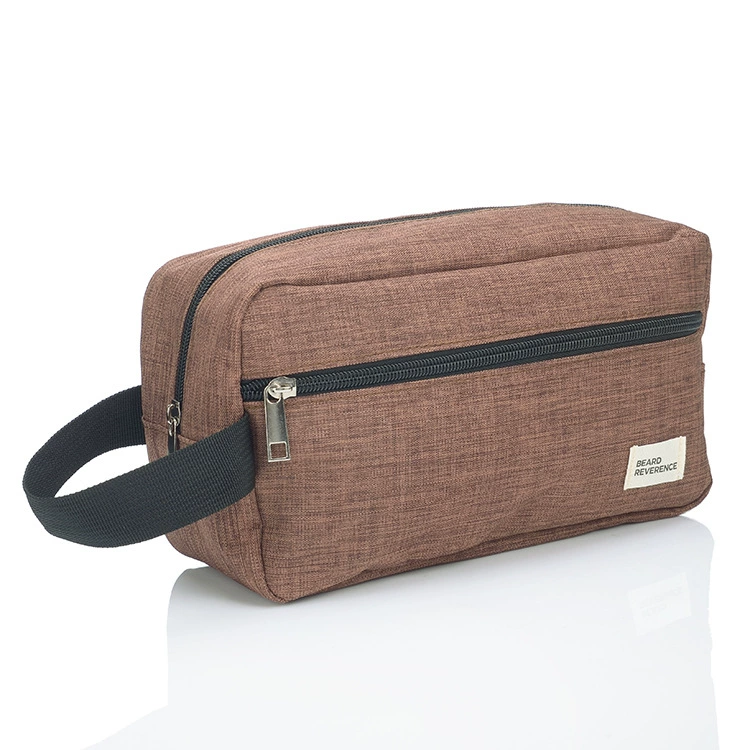 Cosmetic Bag Travel Organizer, Men's Handheld Toiletry Pouch, 26×10×15 cm, Lightweight