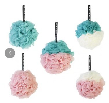 Gran BOLA DE BAÑO súper suave de dos colores Baño de flores de color a juego anti-dispersión cepillo de baño ventas directas de fábrica en stock