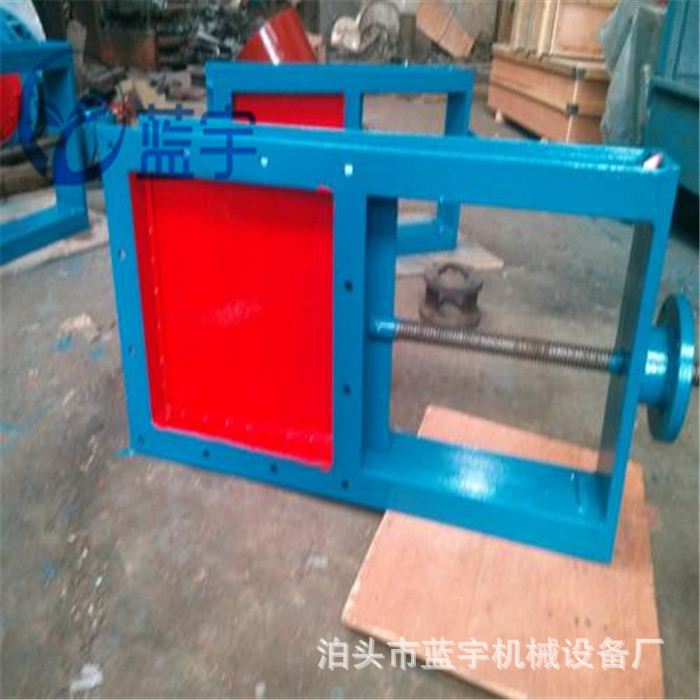 涡轮涡杆闸板阀气动插板阀铸铁DN800圆口闸水水渠闸门除尘配件