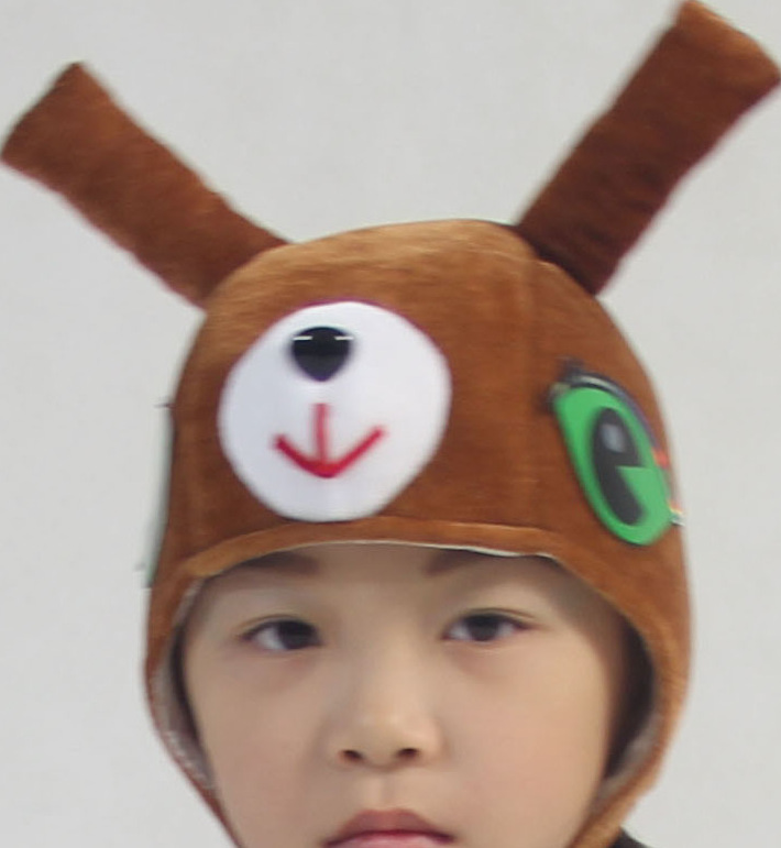 Estudiante etapa rendimiento niños padre-hijo rendimiento tocado dibujos animados animal León Zorro elefante oso modelado sombrero