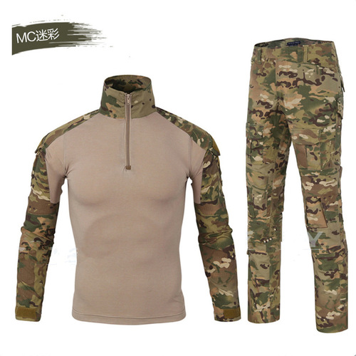 Cross-border spring and autumn outdoor military fan frog training suit Fire Phoenix ACU tactical long-sleeved frog suit suit men's camouflage suit