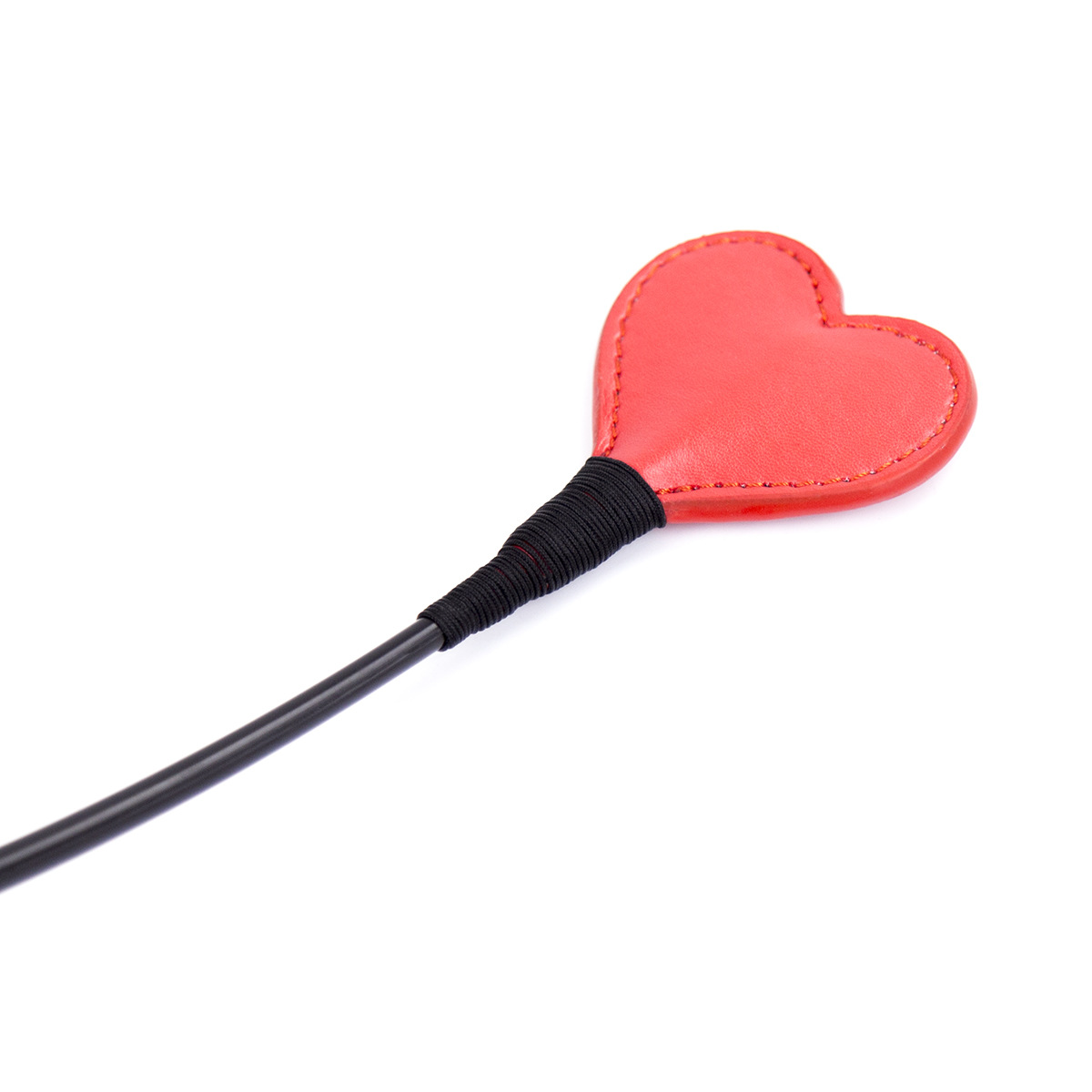 Tienda de fábrica al por mayor juguetes sexuales de cuero en forma de corazón látigo mano látigo barra dura látigo de cuero raqueta juguete image 5