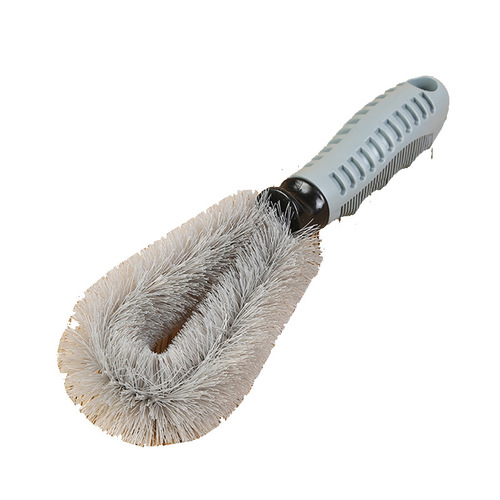 Car straight brush wheel hub brush car washing tool tire brush soft bristle cleaning small brush car rim brush cleaning supplies