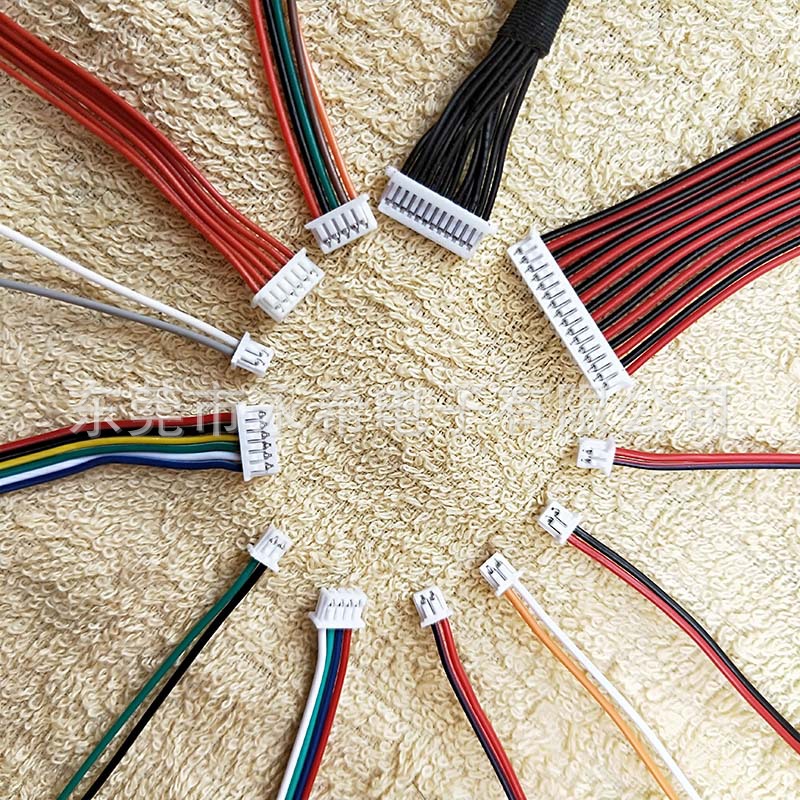 厂家直销1.25端子线 led雾化片线材 美容仪电池电源线风扇连接线